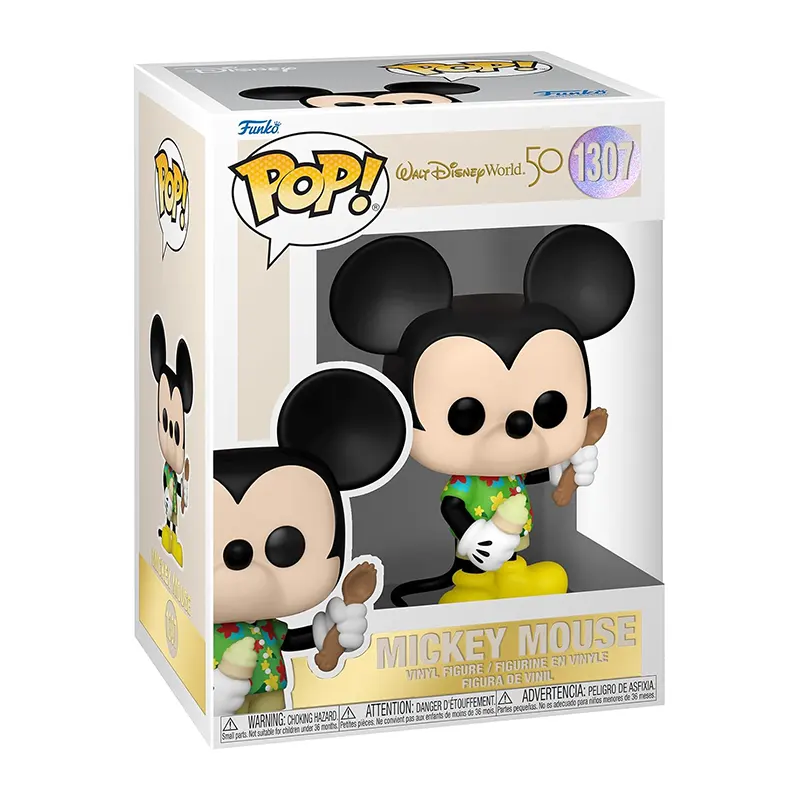 Aloha Mickey Mouse Disney World 50th Anniversary Funko PoP! #1307 Cyprus