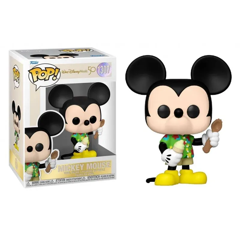 Aloha Mickey Mouse Disney World 50th Anniversary Funko PoP! #1307