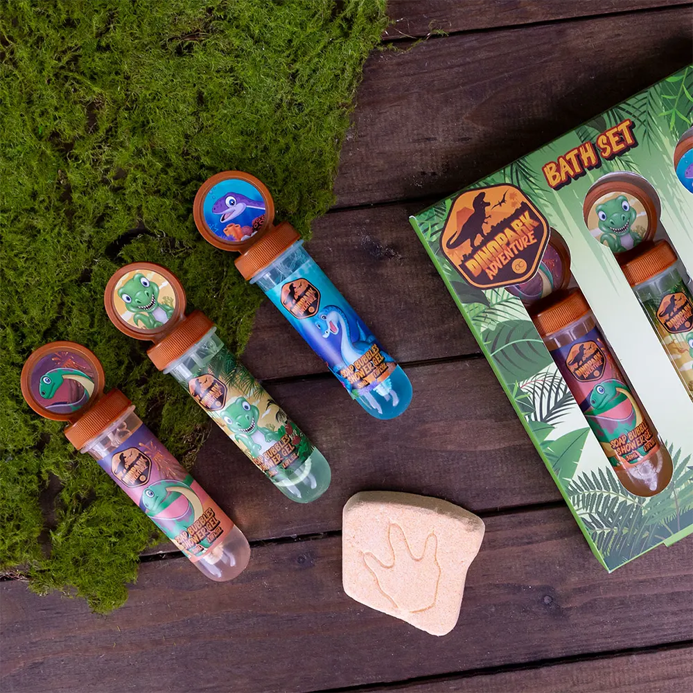 Dinopark Adventure Bath Set for Boys - Ideal Gift