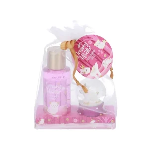 Dreamy Winter Frosted Cranberry Bath Set for Girls - Christmas Gift - Front Side