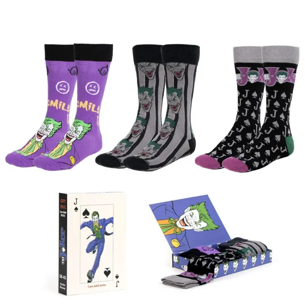 Batman Joker Socks Pack Gifts Toys Cyprus DC