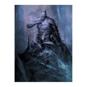 Batman painting Canvas One With The Night @BroomCy