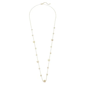 Belle Miss ULLAVI necklace, gold-plated steel long chain (sautoir) with multi-colored enamel elements. Jewelry gift Cyprus