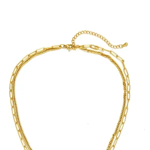 Closure and Extension Belle Miss Vana double-row necklace with mother-of-pearl. Jewelry gift Cyprus.