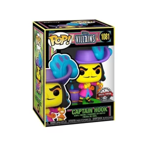 Captain Hook Disney Villains Funko POP! #1081 Blacklight (Exclusive) Cyprus