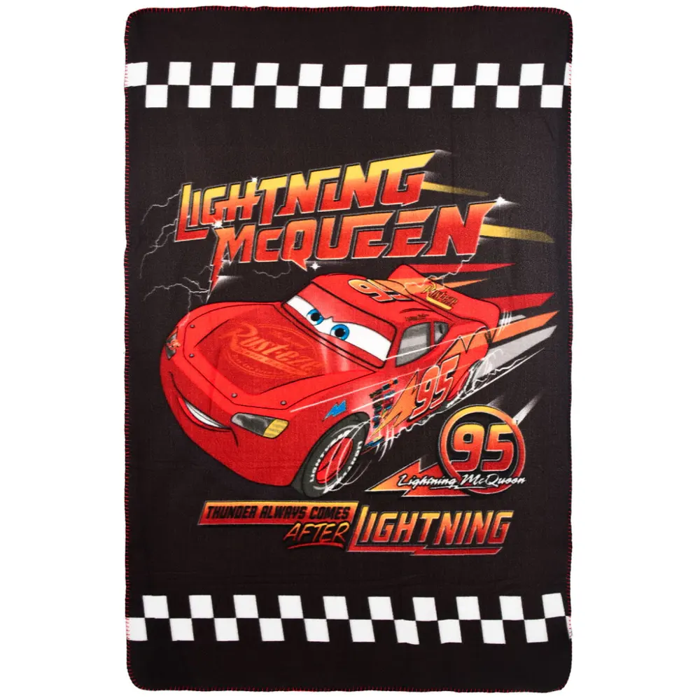 Kids Lightning McQueen Blanket (100x150cm) - Bedding & Gifts in Cyprus