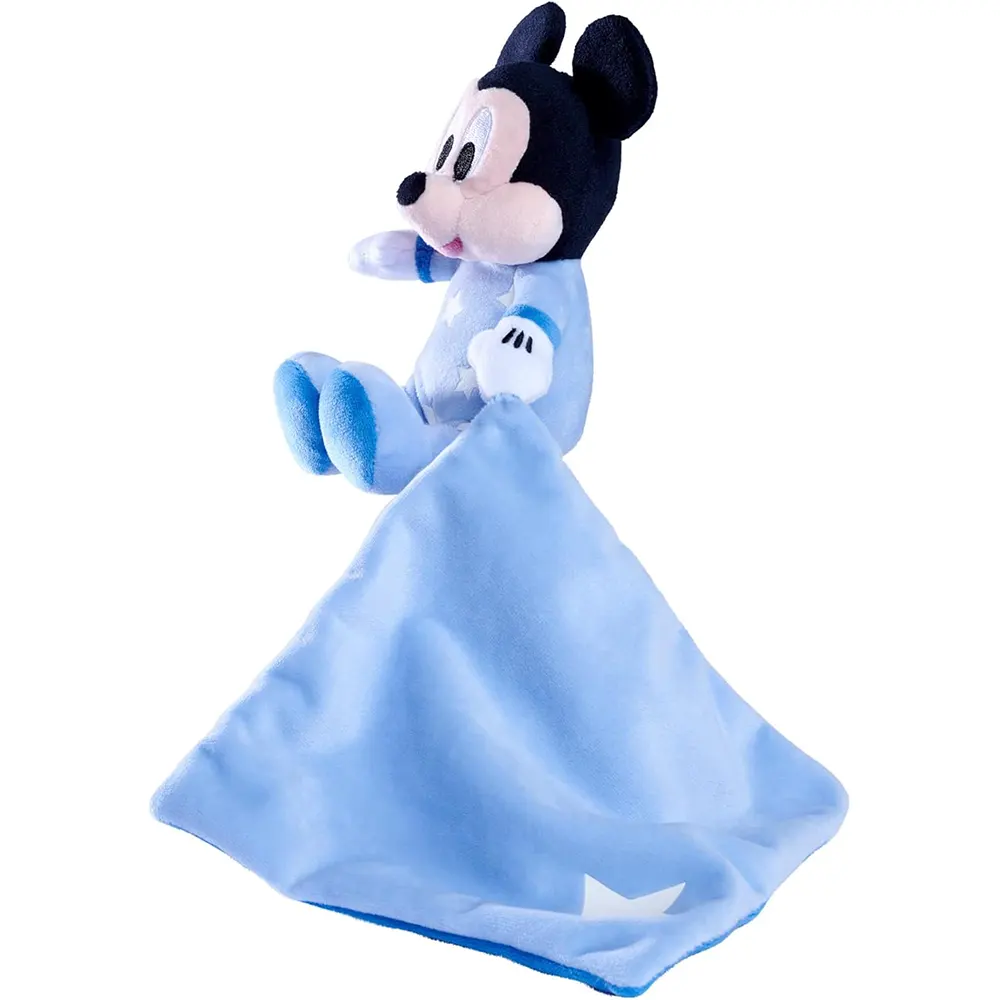 Mickey Mouse Plush Toy & Blanket Set that Glows in the Dark - Mickey Side