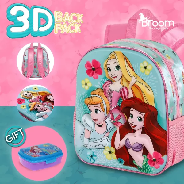 Disney Princess 3D Lunch Bag School Disney Kids Cyprus Toys & Gifts