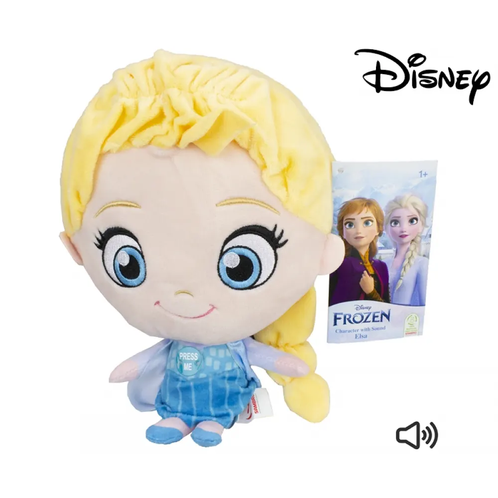 Elsa, Frozen Plush Toy With Sound 29 CM