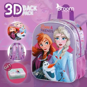 Frozen 2 3D Backpack Disney Kids School Bag Cyprus Toys & Gifts