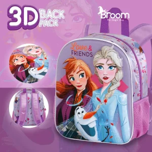 Frozen-3D-Backpack-School-Kids-Cyprus-bag-Toys-&-Gifts