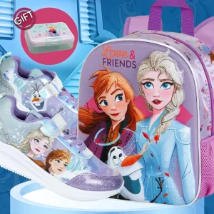 Frozen School Bundle Backpack and shoes - Σχολικό Σετ παπούτσια και τσάντα.