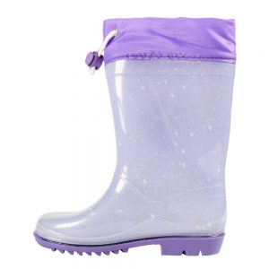 Frozen Rain Boots purple 1 @ BroomCy