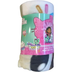 Gabby's Dollhouse Happiness fleece duvet cover 100x1 official merchandise packaging