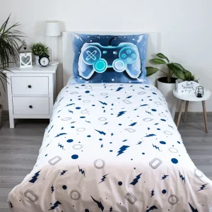 Gaming Duvet Cover "Game Over" - Kids & Teens Bedding in Cyprus - Ideal Gift Backside of the cover
