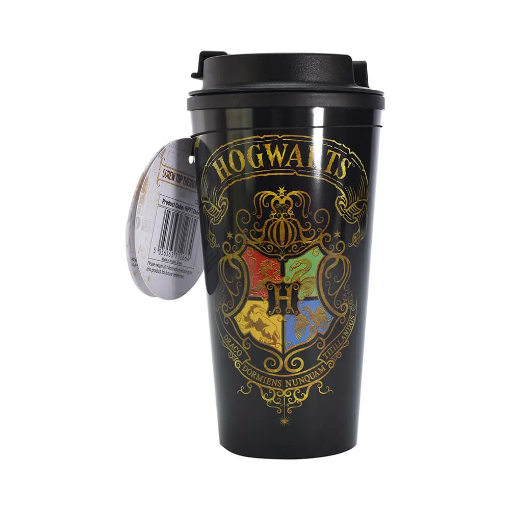 Harry Potter Hogwarts Crest Water Bottle – All Houses Drinks Flask – Great Gift Idea