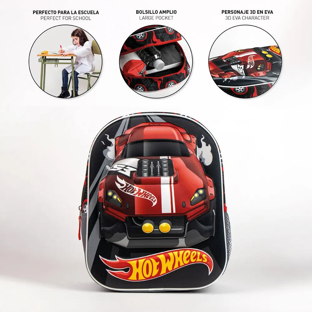 Hot Wheels 3D Backpack Disney Kids School Bag Cyprus