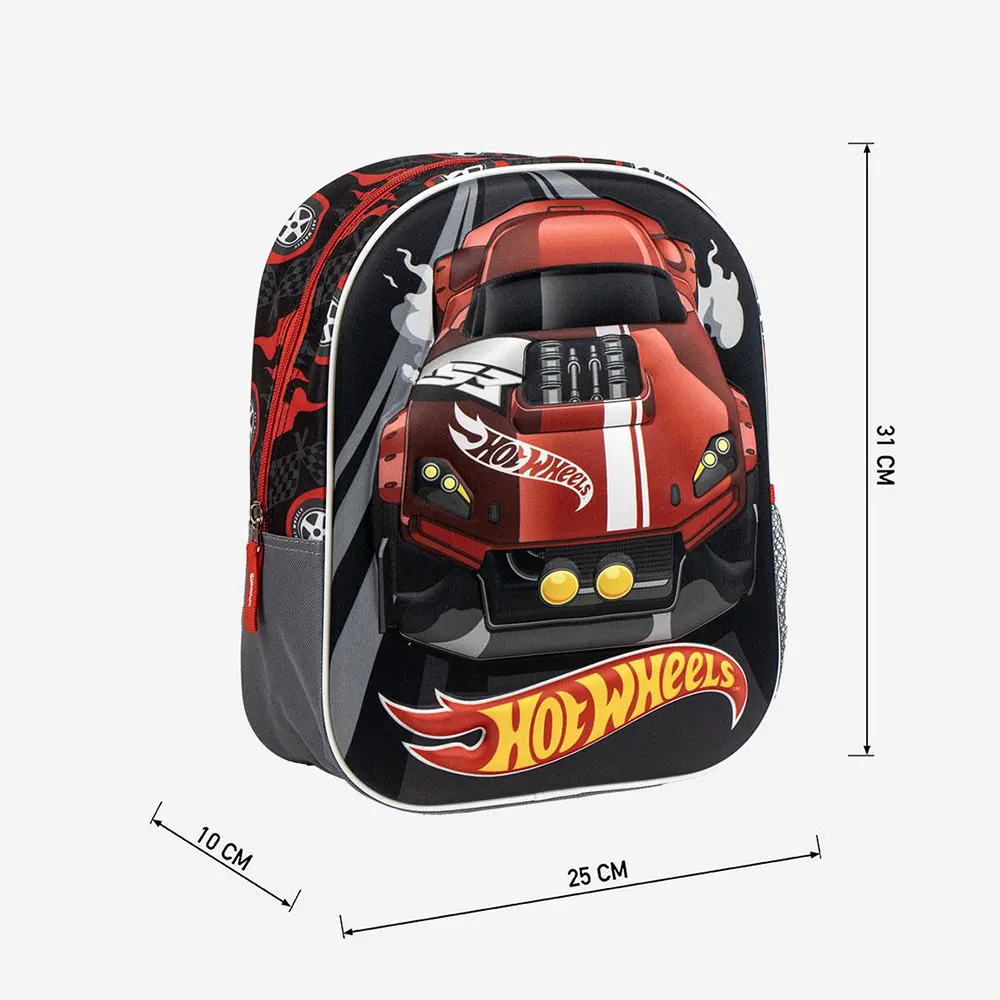 Hot Wheels 3D Backpack Disney Kids School Bag Gifts