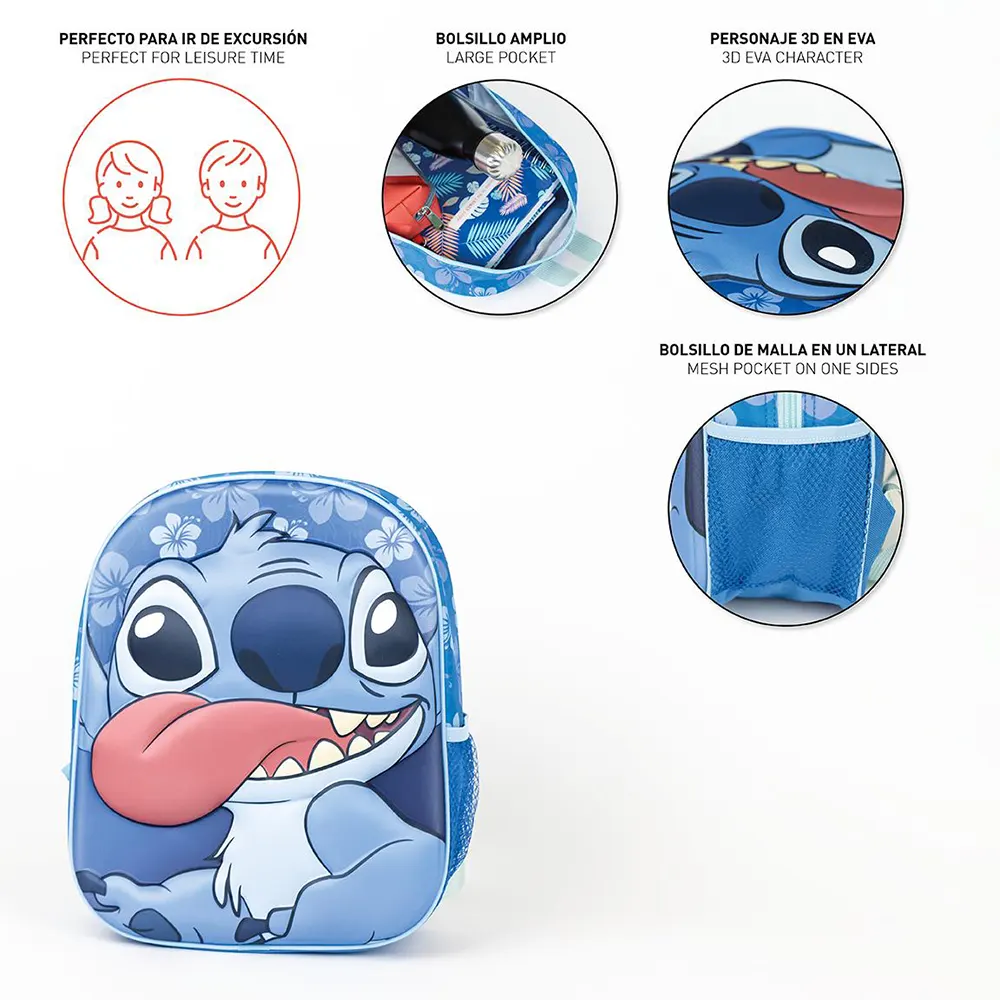 Stitch 3D Backpack Disney School Cyprus Gifts & Toys
