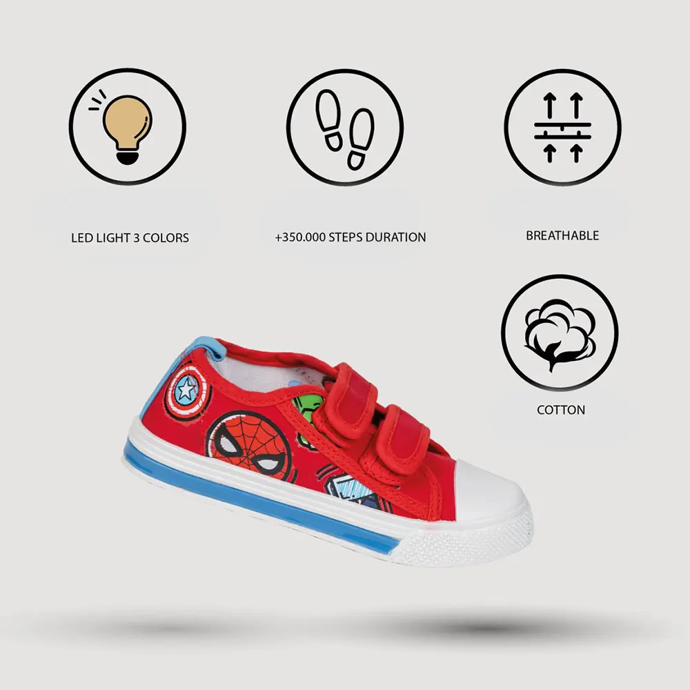 Marvel Avengers Sneakers With Lights Cyprus Spiderman Spider-man Παπούτσια