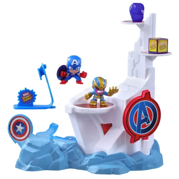 Marvel Stunt Squad Game Captain America and Thanos Tower Toys and Gifts Cyprus