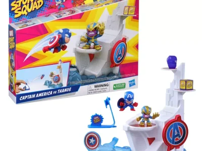 Marvel Stunt Squad Game Captain America and Thanos Tower Toys & Gifts Cyprus