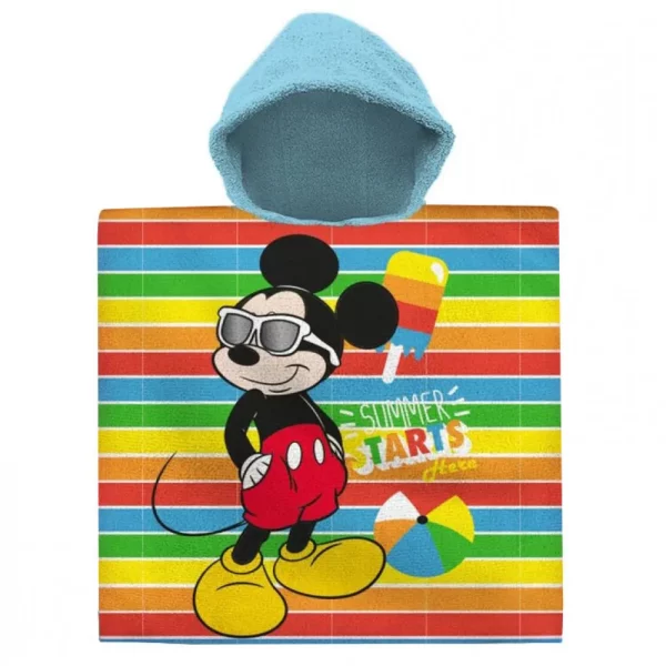 Mickey Mouse Cotton Beach Poncho Towels Summer Cyprus