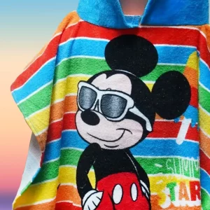 Mickey-Mouse-Cotton-Beach-Poncho-Towel-Summer-Cyprus-5