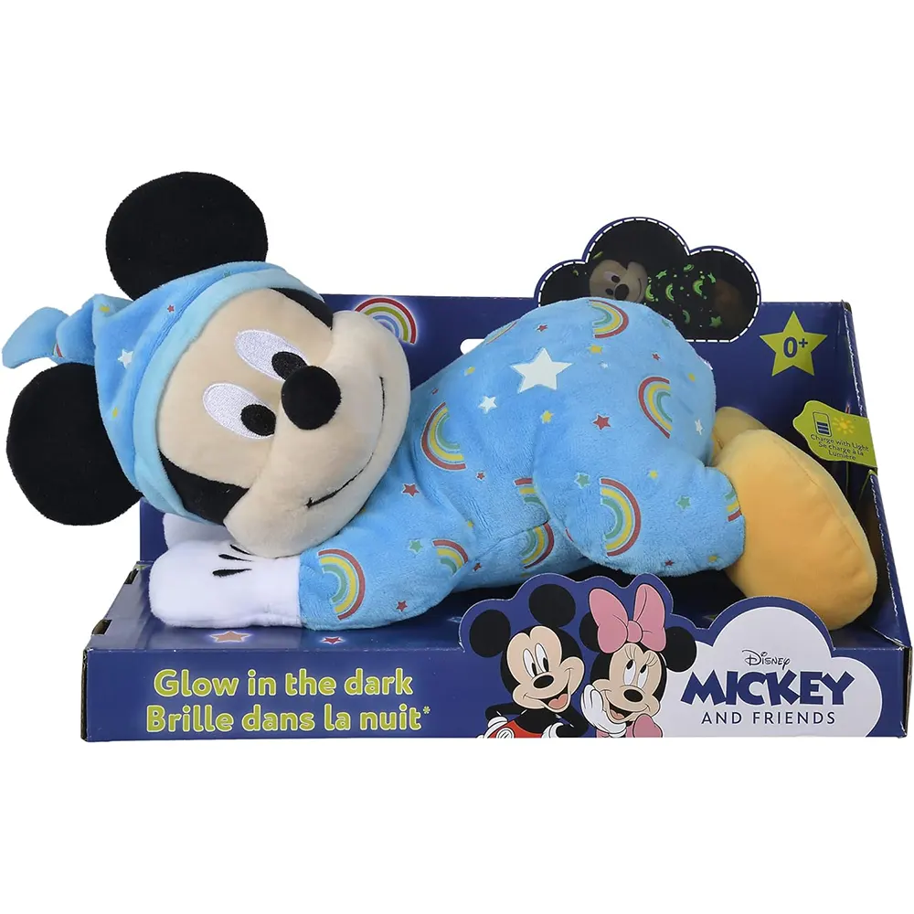 Mickey Mouse Plush Toy 32 CM, Glows In The Dark Cyprus Gifts