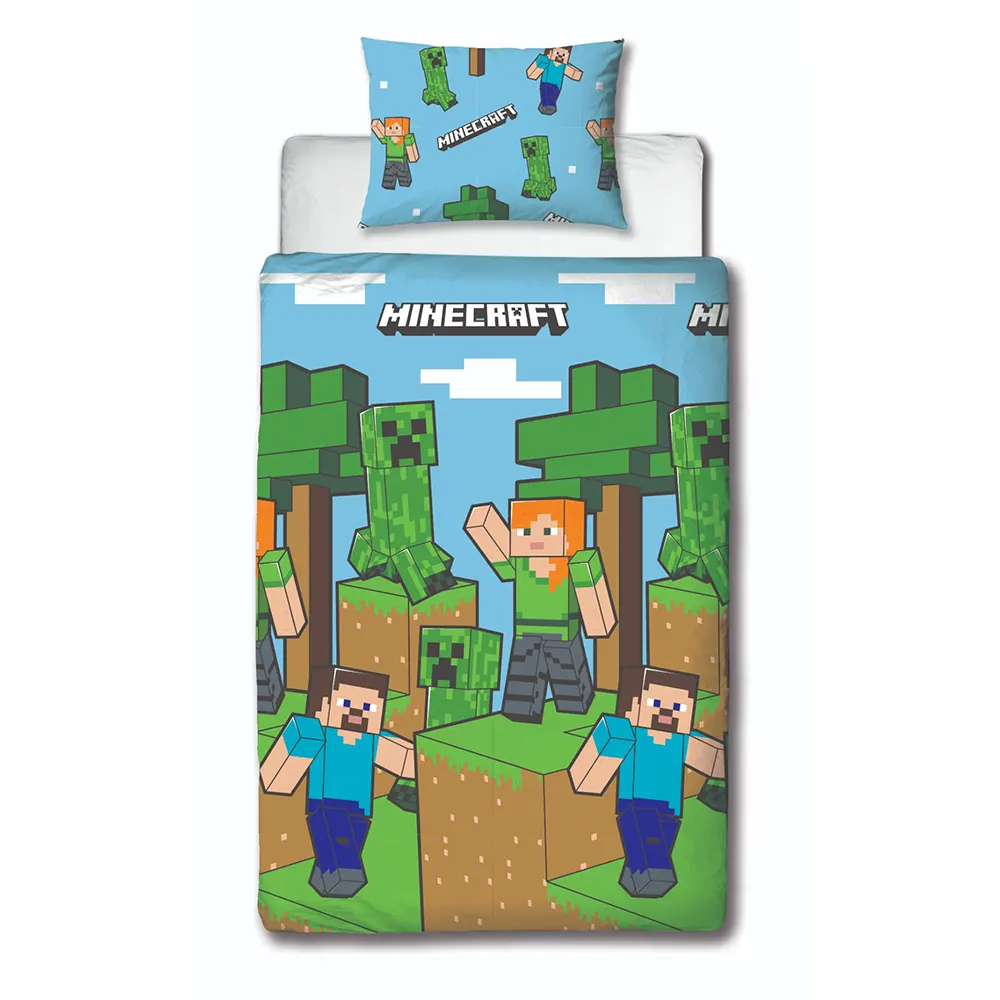 Minecraft Quilt Duvet Cover Cyprus Double Side Gift Cy