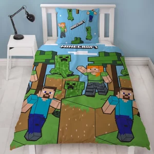 Minecraft Quilt Duvet Cover Cyprus Double Side Gifts