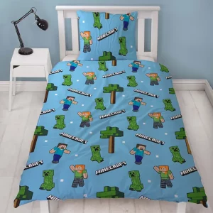 Minecraft Quilt Duvet Cover Cyprus Double Side