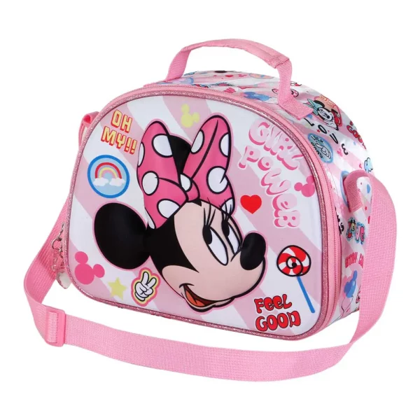 Minnie Mouse 3D Lunch Bag School Disney Kids Cyprus Τσάντα Γεύματος Μίνι Μάους