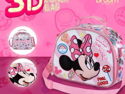 Minnie Mouse 3D Lunch Bag School Disney Kids Cyprus Toys & Gifts