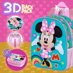Minnie Mouse 3D Lunch Bag School Disney Kids Cyprus Toys & Gifts