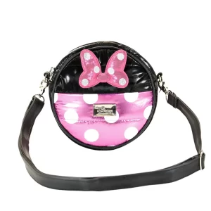 Minnie Mouse Air-Padding Round Shoulder Bag Front Μίνι Μάους Τσάντα Ώμου