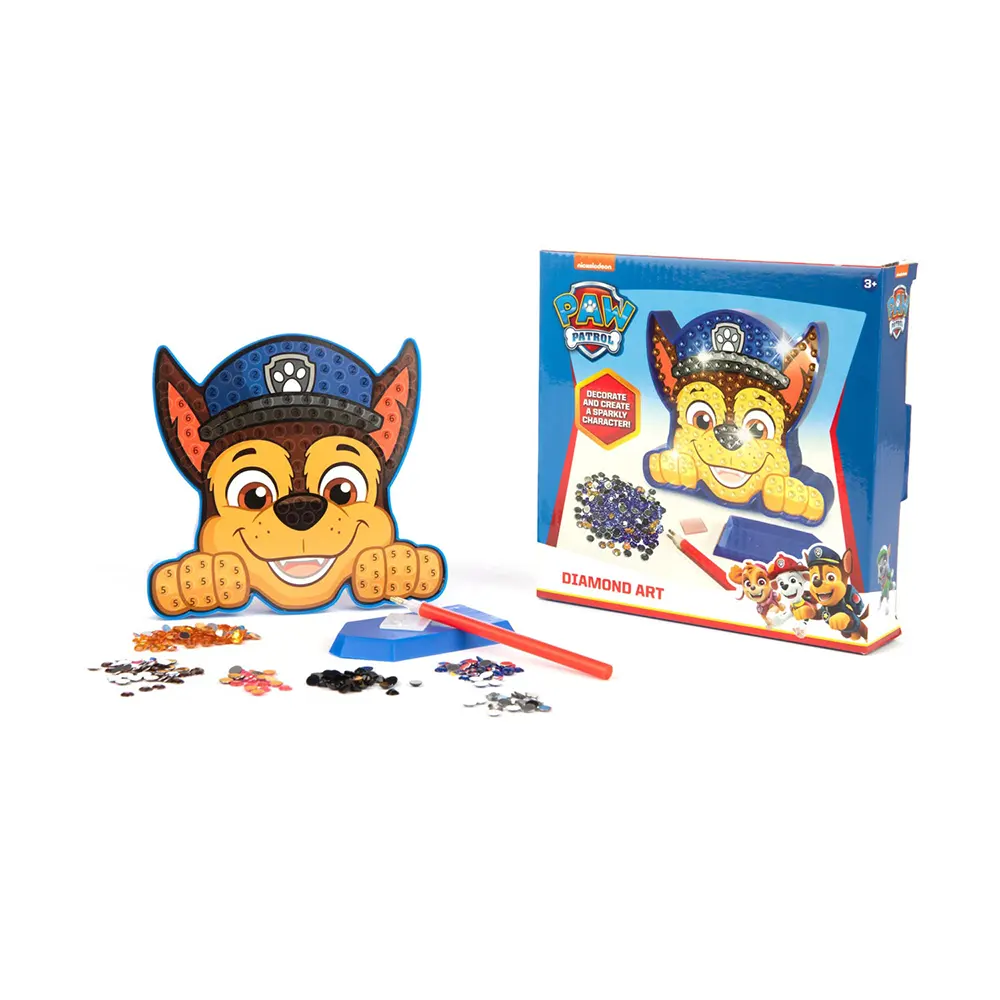 PAW Patrol Chase Diamond Painting - Art Toys & Gifts in Cyprus Contents and Box