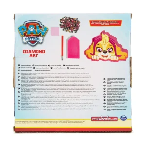 PAW Patrol Skye Diamond Painting - Art Toys & Gifts in Cyprus - Ideal Gift Back Box