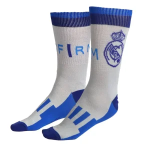 Official Licensed Real Madrid set of 3 pairs of socks in white.