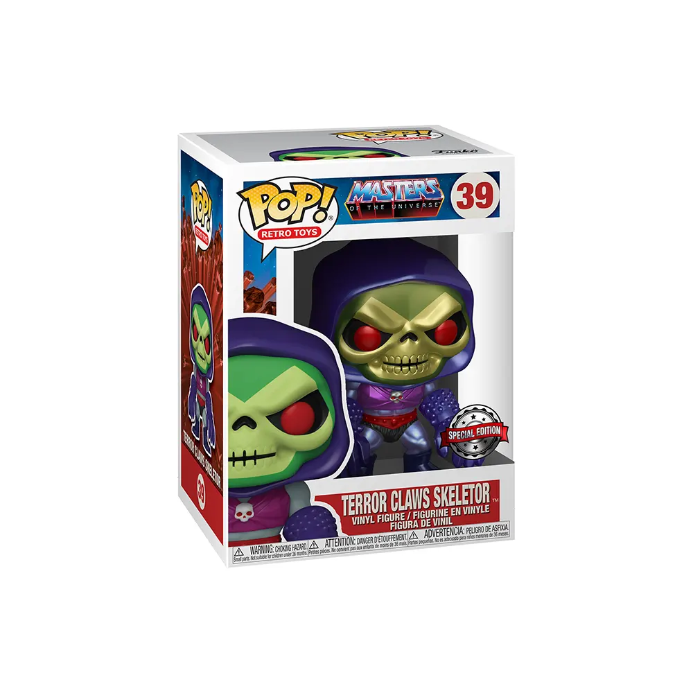 Skeletor Terror Claws, Master of the Universe Funko PoP! #39 Exclusive (Metallic) 1
