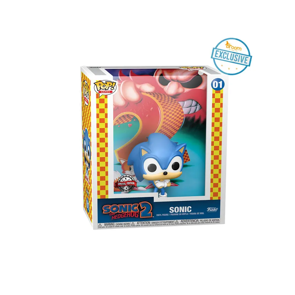 Sonic the Hedgehog, Funko POP! Game Covers #01 (Exclusive) box