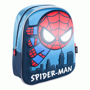 Spider-man 3D Backpack With Lights