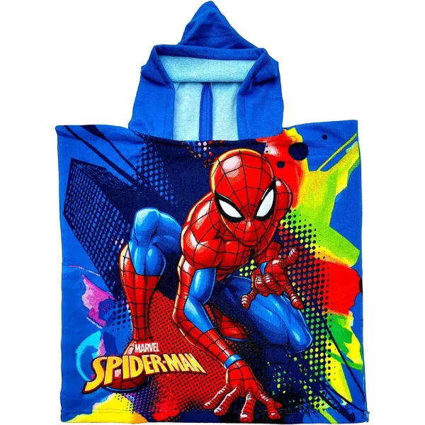 Spider-man Microfiber Beach Poncho Towel Summer Cyprus