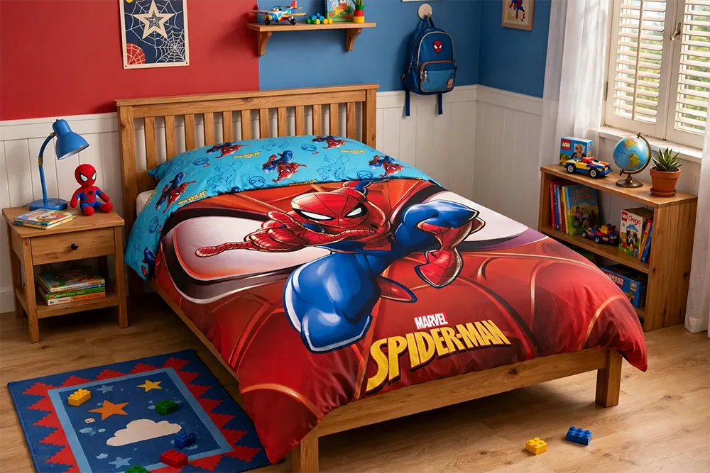 Spiderman Spidey Cuddle Fleece duvet cover 100x150cm official merchandise cyprus