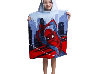 Spiderman Cotton Beach Poncho Towels Summer Cyprus