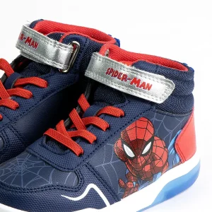 Spiderman Sporty Shoes With Led Lights Sport Kids Marvel Footwear Cyprus Toys and Gifts