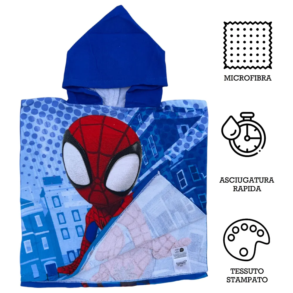 Spidey Spiderman Summer Poncho Cyprus Marvel