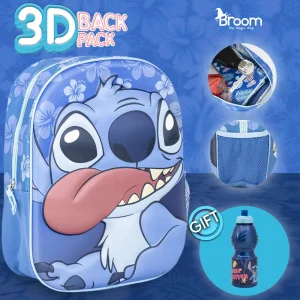 Stitch 3D Backpack Disney School Bag Cyprus Toys & Gifts