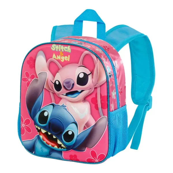 Stitch And Angel 3D Backpack Disney Kids School Bag Cyprus Τσάντα