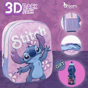 Stitch 3D Backpack Disney School Bag Cyprus Toys & Gifts